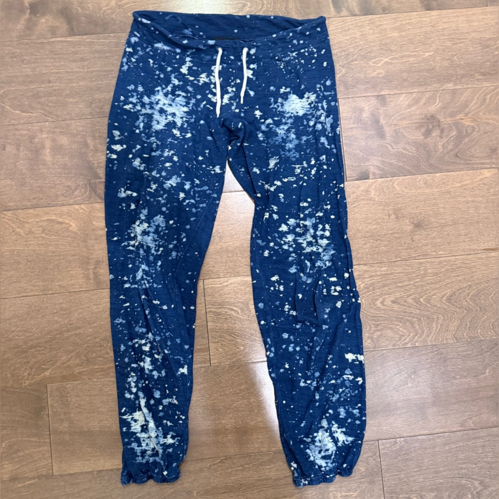 Monrow Bleach-Splatter Sweatpants